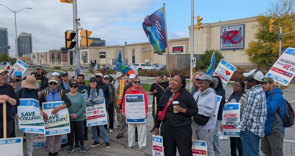 OPSEU 416 Support Staff stand united during the 2025 strike.